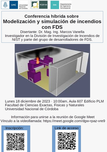 Conferencia sobre Modelización y Simulación de Incendios con FDS