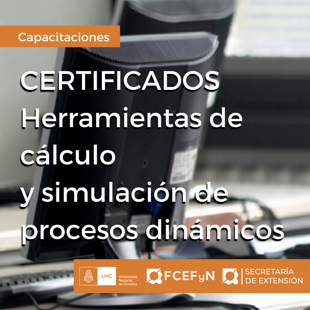 Certificados Herramientas de cálculo y simulación de procesos dinámicos