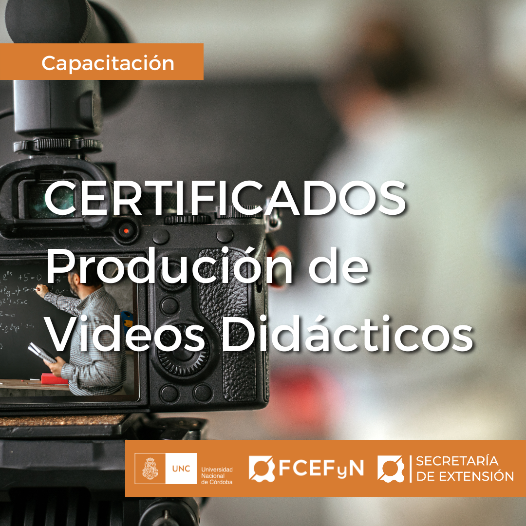 Certificados Produción de Videos Didácticos