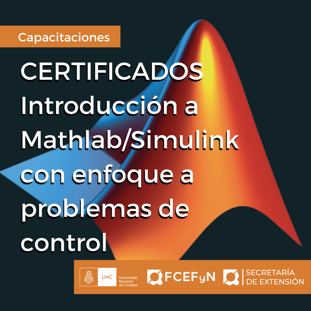 Certificados Introduccion a Mathlab/simulink con enfoque a problemas de control