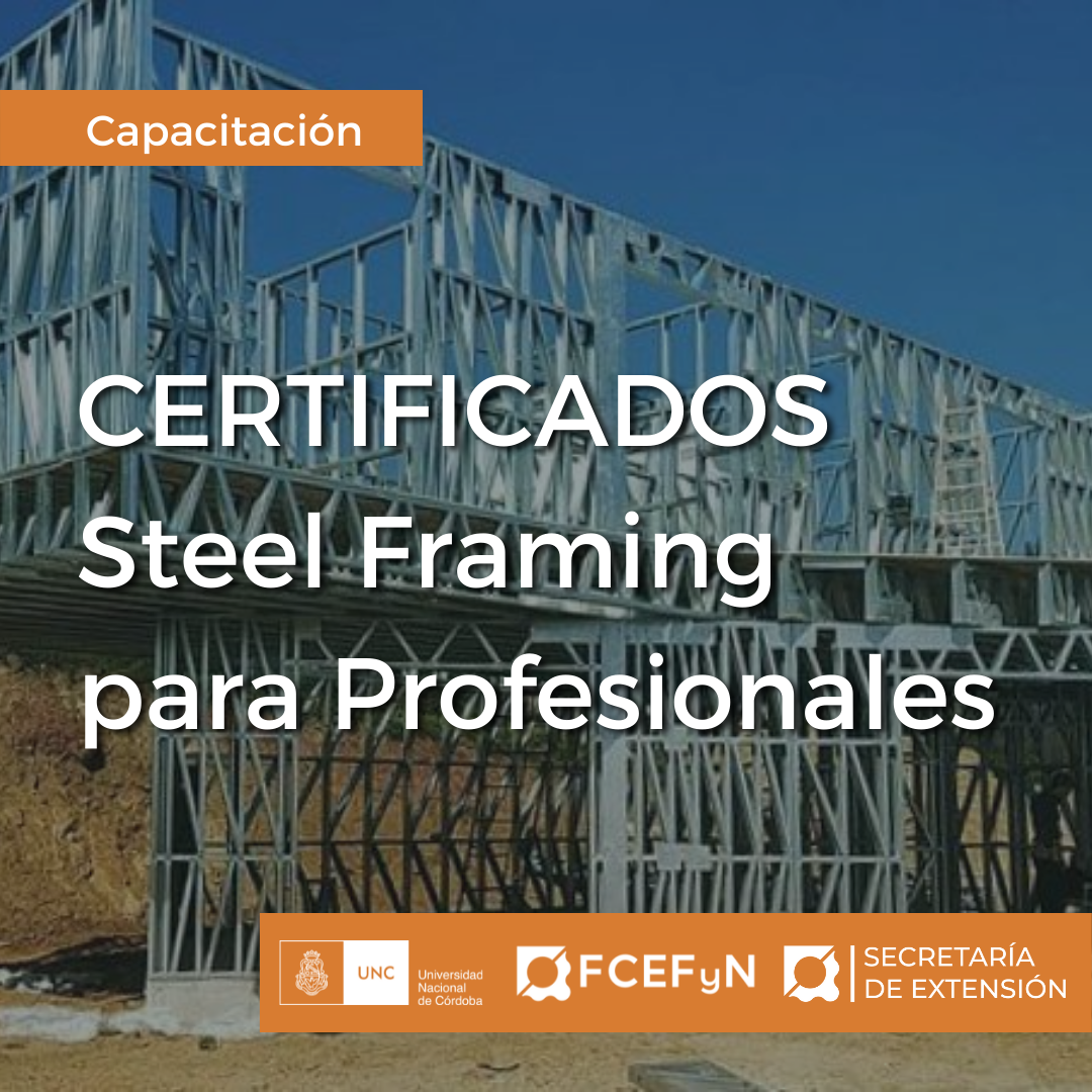 Certificados Steel Framing para Profesionales