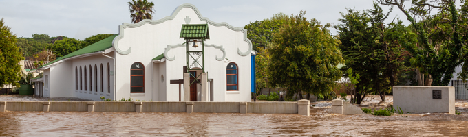 Iglesia inundada