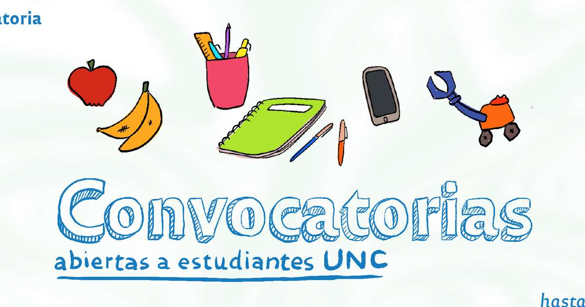 Convocatorias abiertas a estudiantes para proyectos de Extensión ...